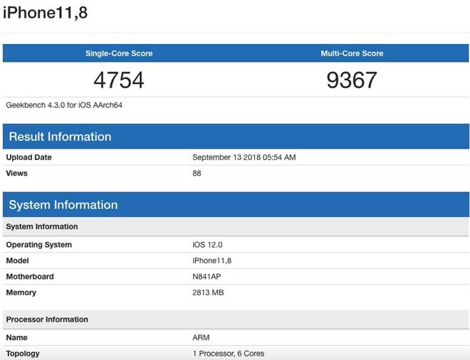 Đây là điểm Geekbench của IPhone Xs Max và iPhone Xr: &#34;Đỉnh cao muôn trượng&#34; - 1