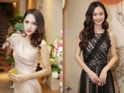 Đời sống Showbiz - Hoa hậu Hương Giang diện đầm trong suốt “đọ sắc” Jun Vũ ở sự kiện