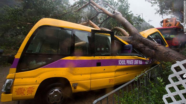 Sốc với sức tàn phá kinh hoàng của Mangkhut ở Hong Kong, Phillipines - 8