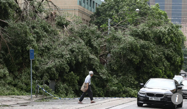 Hồng Kông hỗn loạn sau khi siêu bão Mangkhut quét qua - 2