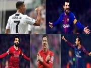 Bóng đá - Vua phá lưới Cúp C1 2018/19: Ai có thể xô đổ tượng đài Ronaldo?