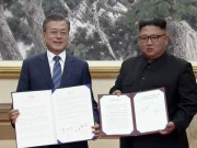 Thế giới - Thỏa thuận &quot;hòa bình&quot; đầu tiên giữa Kim Jong-un và Tổng thống HQ