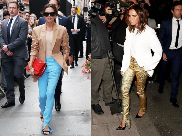 Victoria Beckham nhiệt tình lăng xê kiểu quần tốn bột giặt