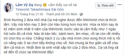 Gia đình Lâm Vỹ Dạ - Hứa Minh Đạt đại náo tại tiệc sinh nhật - 7