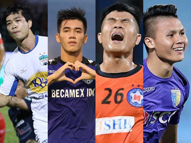 Vua phá lưới nội V-League: Công Phượng đua Quang Hải 3,5 triệu USD hay SAO nào?