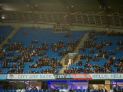 Bóng đá - Man City thua sốc Cúp C1: Fan &quot;quay lưng&quot; khán đài vắng khó tin