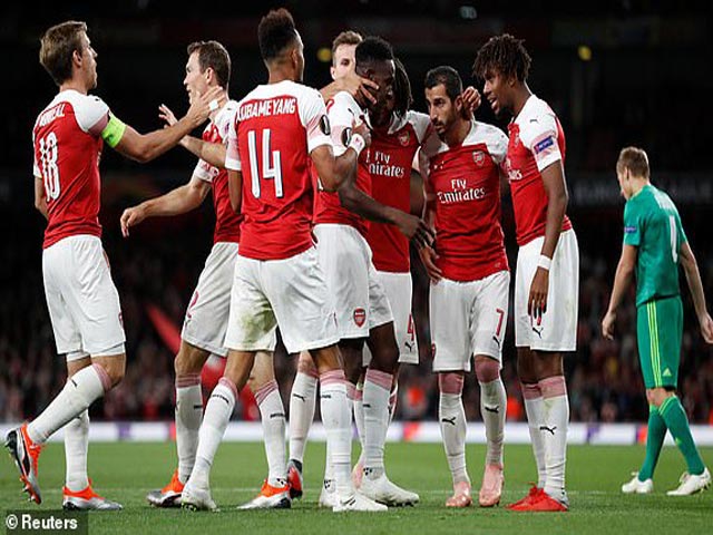 Arsenal - Vorksla: Dàn sao tỏa sáng, mãn nhãn 6 bàn