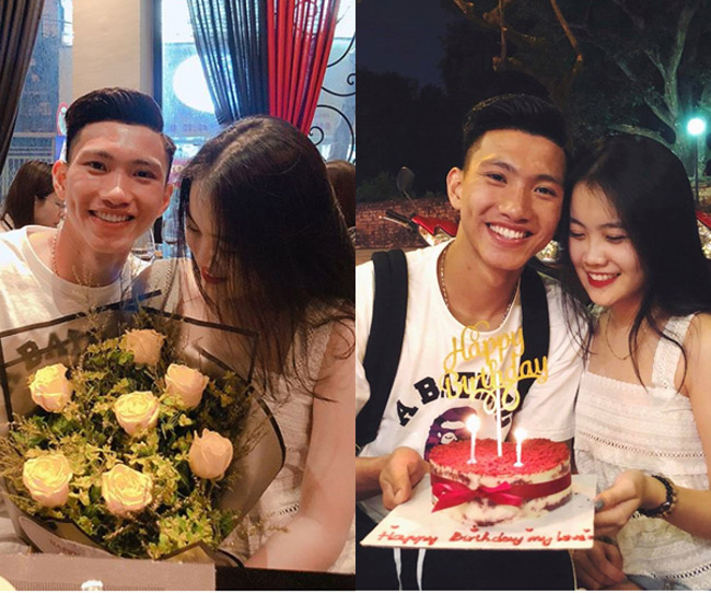 Tháng 4/2018, cầu thủ Đoàn Văn Hậu (em út hot boy của U23 Việt Nam) khiến fan girl tiếc hùi hụi khi công khai bạn gái xinh đẹp vào đúng dịp sinh nhật. 