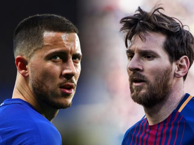 Ngôi sao tấn công hay nhất châu Âu: Hazard chói lọi, Messi xếp sau