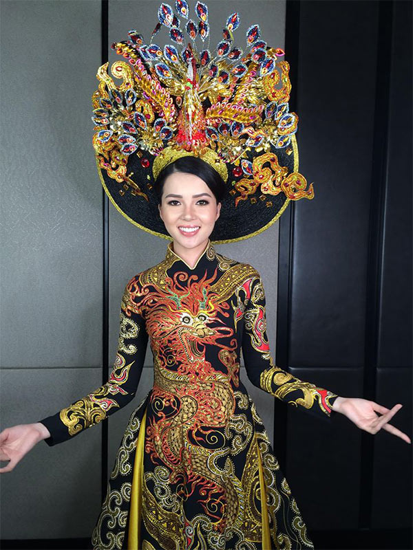 Huỳnh Thuý Vi đạt danh hiệu Á quân phần thi trang phục truyền thống tại Miss Asia Pacific International - 1
