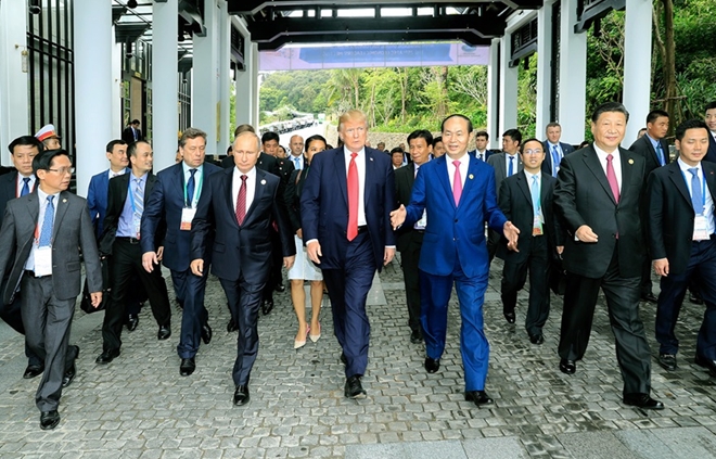 Một số hình ảnh Chủ tịch nước Trần Đại Quang và các nhà lãnh đạo thế giới - 1