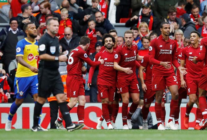 &#34;Cuồng phong đỏ&#34; Liverpool: Nụ cười Klopp, cả châu Âu khiếp sợ - 2