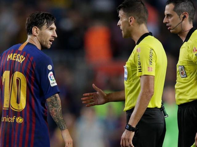 Barca đứt mạch toàn thắng: Messi trút giận lên HLV Valverde & trọng tài