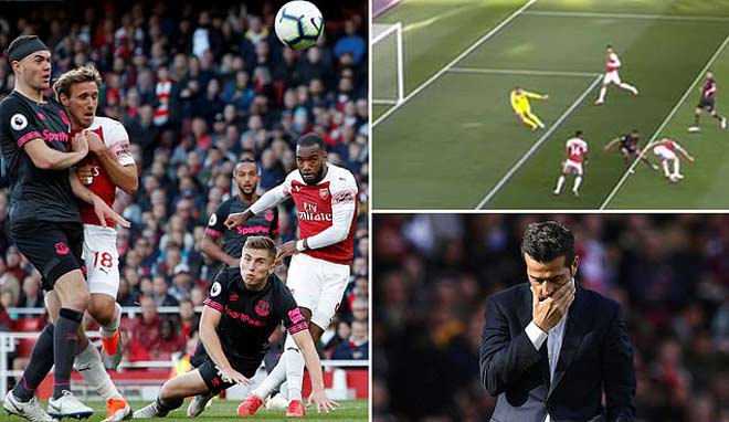 Arsenal ghi &#34;bàn thắng ma&#34;: Ngoại hạng Anh cần công nghệ VAR - 1