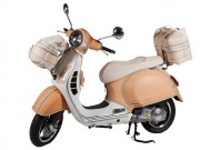 Xe máy - Xe đạp - Ngắm xe ga Vespa bản bọc da đẹp “nao lòng người”