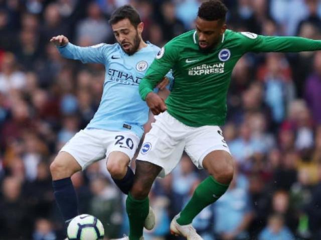 Man City - Brighton: Cặp cánh thiên thần Sane - Sterling (Hiệp 1)