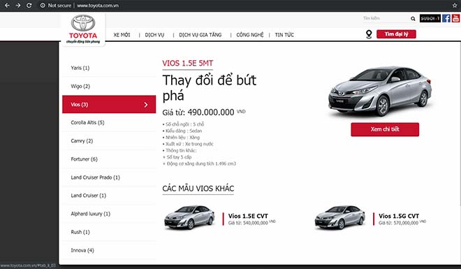 Toyota Vios giảm giá mạnh, vì yếu thế trước Hyundai Accent - 1