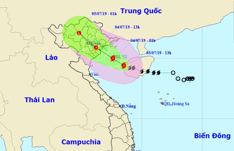 Bão số 2 vượt qua đảo Hải Nam, Thanh Hóa-Thừa Thiên Huế đang mưa to - 2