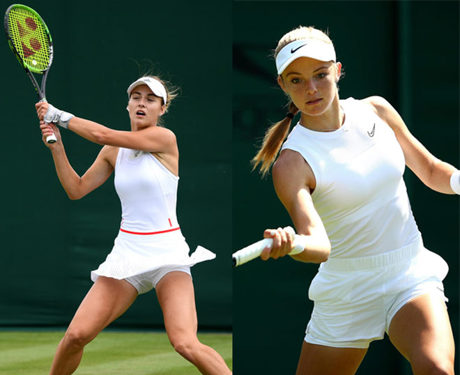 2 &#34;thánh nữ&#34; tuổi 20 đẹp như tiên: Gây &#34;sốt xình xịch&#34; Wimbledon 2019 - 1