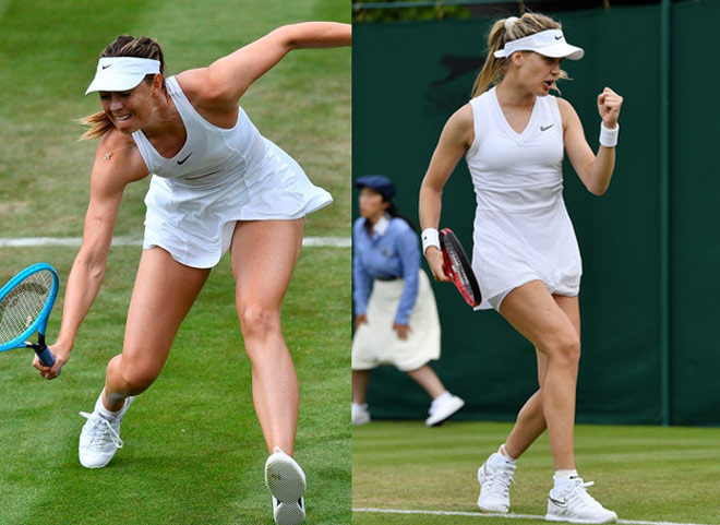 Mỹ nhân Wimbledon ghét nhau: Sharapova-Bouchard &#34;rủ nhau tẩu thoát&#34; - 1