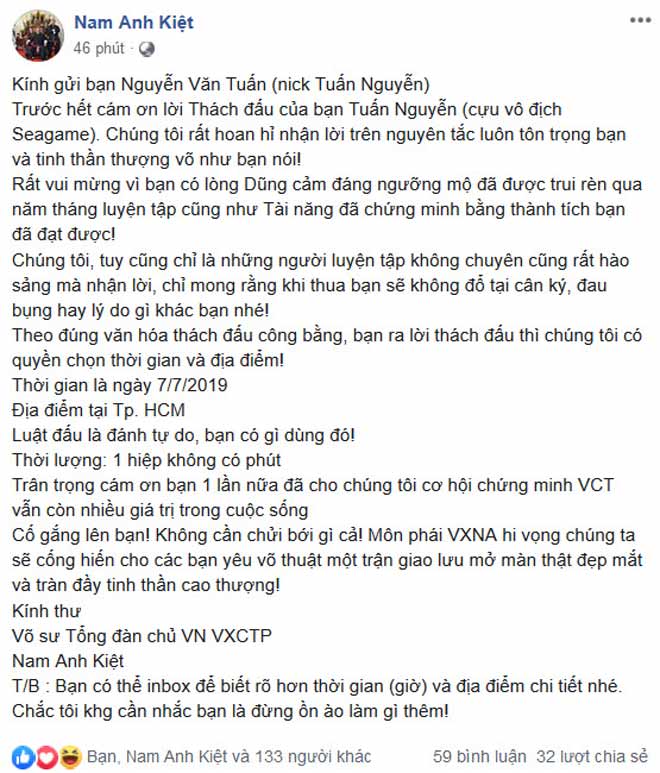 Võ sỹ VN giành HCV SEA Games thách đấu, “đại ca” Flores chốt kèo luôn - 2