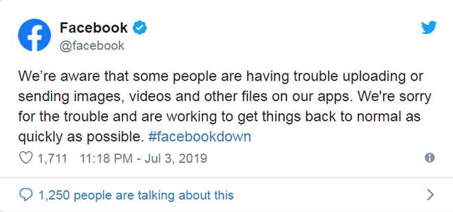 Facebook, Instagram và WhatsApp đồng loạt bị lỗi toàn cầu - 2