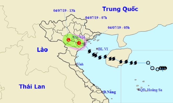 Tin mới nhất về bão số 2 đổ bộ đất liền Hải Phòng-Nam Định - 1