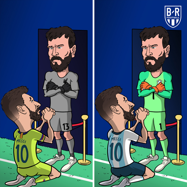Người khiến Messi nhận bao cay đắng trong năm qua.