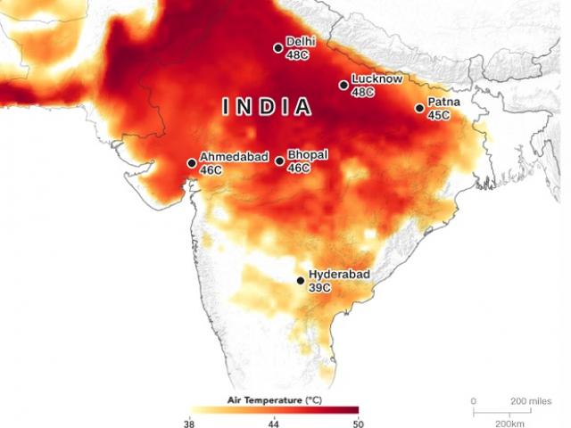 100 người chết vì nóng ở Ấn Độ: Nhiều nơi con người sắp không thể tồn tại?