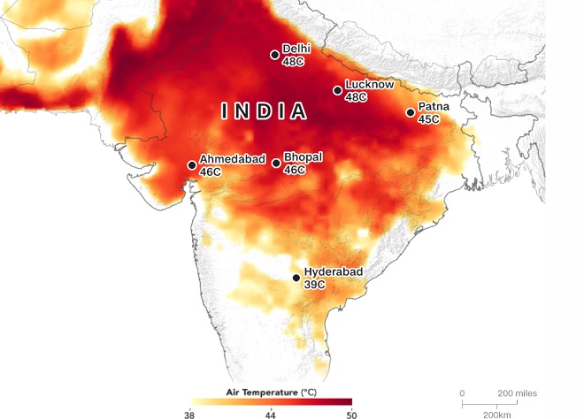 100 người chết vì nóng ở Ấn Độ: Nhiều nơi con người sắp không thể tồn tại? - 2
