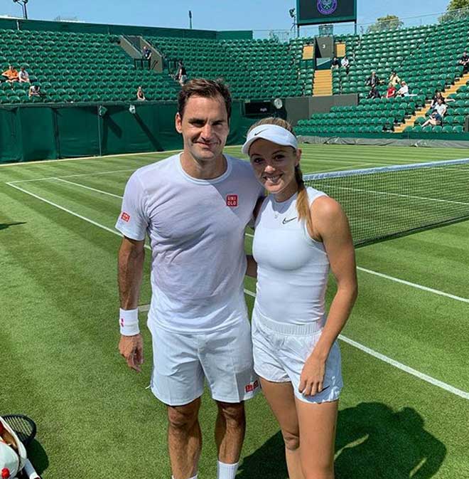 2 &#34;thánh nữ&#34; tuổi 20 đẹp như tiên: Gây &#34;sốt xình xịch&#34; Wimbledon 2019 - 7