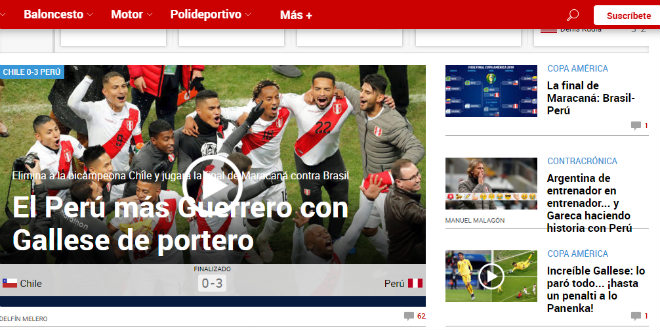 Peru hạ Chile gây sốc Copa America: Báo thế giới lo Brazil ôm hận chung kết - 1