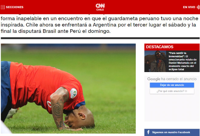 Peru hạ Chile gây sốc Copa America: Báo thế giới lo Brazil ôm hận chung kết - 2