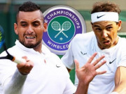 Thể thao - Sửng sốt Wimbledon: “Gã điên” Kyrgios cố tình đánh bóng “mưu hại” Nadal