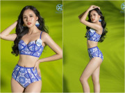 Thời trang - Bạn gái của U23 VN Trọng Đại mặc bikini đọ dáng với dàn thí sinh hoa hậu