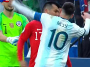 Bóng đá - Sững sờ Messi: Xô xát đối thủ và ăn thẻ đỏ, ê chề rời Copa America