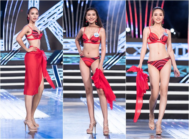Thí sinh Miss World VN khoe dáng với bikini trong chung khảo phía Bắc - 1