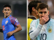 Bóng đá - Bóng đá châu Á choáng váng: Sao Ấn Độ ghi bàn vượt Messi, &quot;đe dọa&quot; Ronaldo là ai?