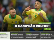 Bóng đá - Brazil vô địch Copa America: Báo chí thế giới ngả mũ vinh quang không cần Neymar