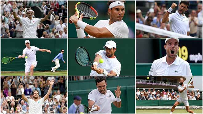 Các tay vợt già chiếm đa số nội dung đơn nam Wimbledon&nbsp;bắt đầu từ vòng 4