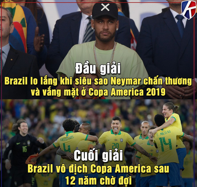 Không có Neymar Brazil vẫn có thể vô địch.