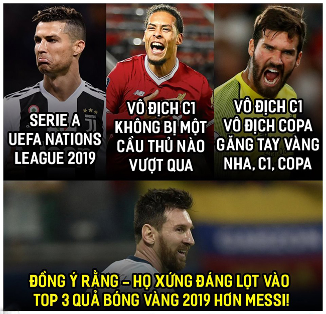Liệu Messi có còn cơ hội đoạt quả bóng vàng 2019.