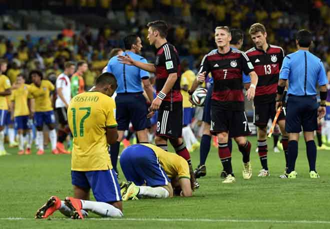 Brazil nhận thất bại thế kỷ trước Đức