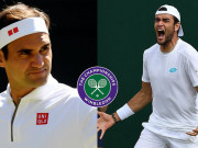 Thể thao - Uy lực Federer ở Wimbledon: Khổng lồ 1m96 run sợ, 2 tay dâng chiến thắng