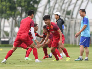 Bóng đá - U23 Việt Nam tập ngày 9/7: Martin Lò, Tiến Linh &quot;đá ma&quot; tiki-taka ấn tượng