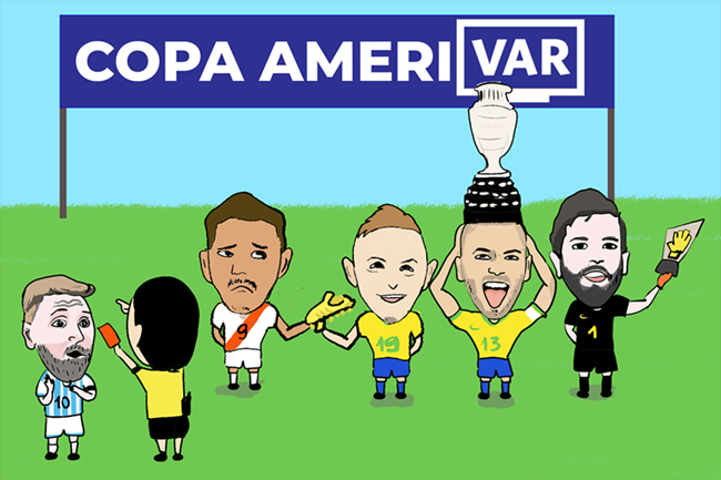 Toàn cảnh trận tranh giải 3 và chung kết Copa America.