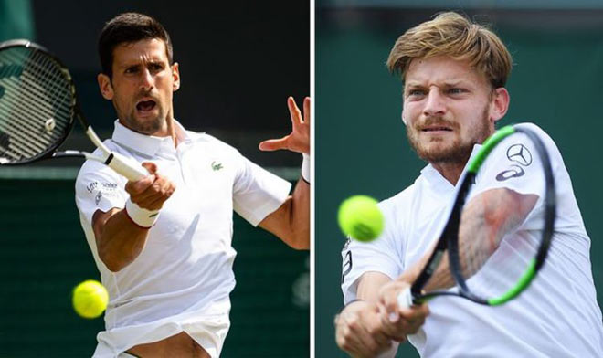 Djokovic gặp ít nhiều khó khăn trước Goffin trong set đầu tiên