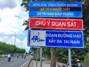 Tin tức trong ngày - Nhiều địa phương ủng hộ cắm biển báo “lạ” cảnh báo TNGT