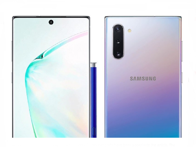 Hình ảnh báo chí về Samsung Galaxy Note 10, màn hình đẹp khó cưỡng