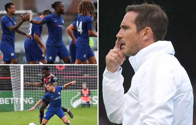 Lampard dẫn dắt trận đầu tiên cho Chelsea và Batshuayi là người đầu tiên ghi bàn dưới kỷ nguyên mới